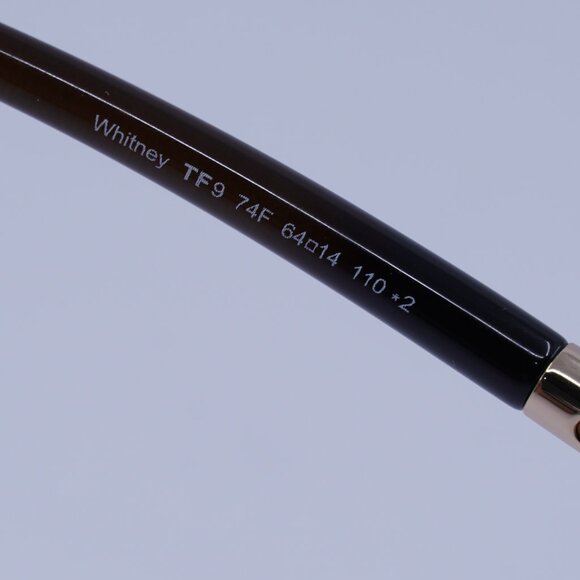 Tom Ford FT0009 74F Whitney Sunglasses Pink/Brown Butterfly Frame, Brown Lenses - Picture 7 of 9